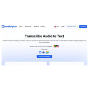Transkriptor – AI Audio & Video Transcription Platform